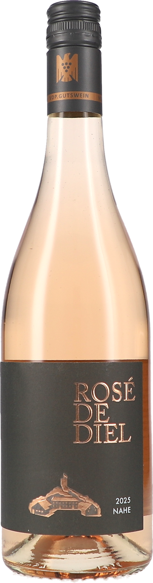 Rosé de Diel trocken Rosé, Weißwein, Roséwein, Glasflasche, Etikett Rosé
