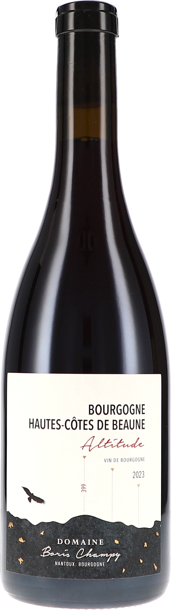 Bourgogne Hautes-Côtes de Beaune rouge, Altitude AOP Flasche, Alkohol, Getränk, Schnaps, Weinflasche