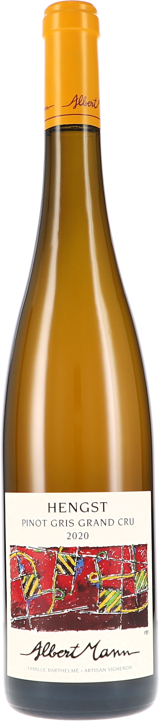 Pinot Gris Hengst Grand Cru Flasche, Alkohol, Schnaps, Weinflasche, Bier