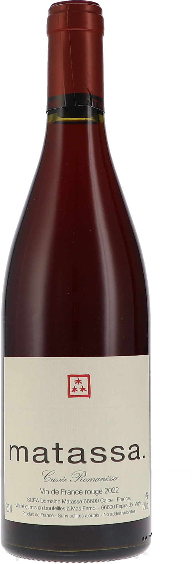 Cuvée Romanissa VdF rouge