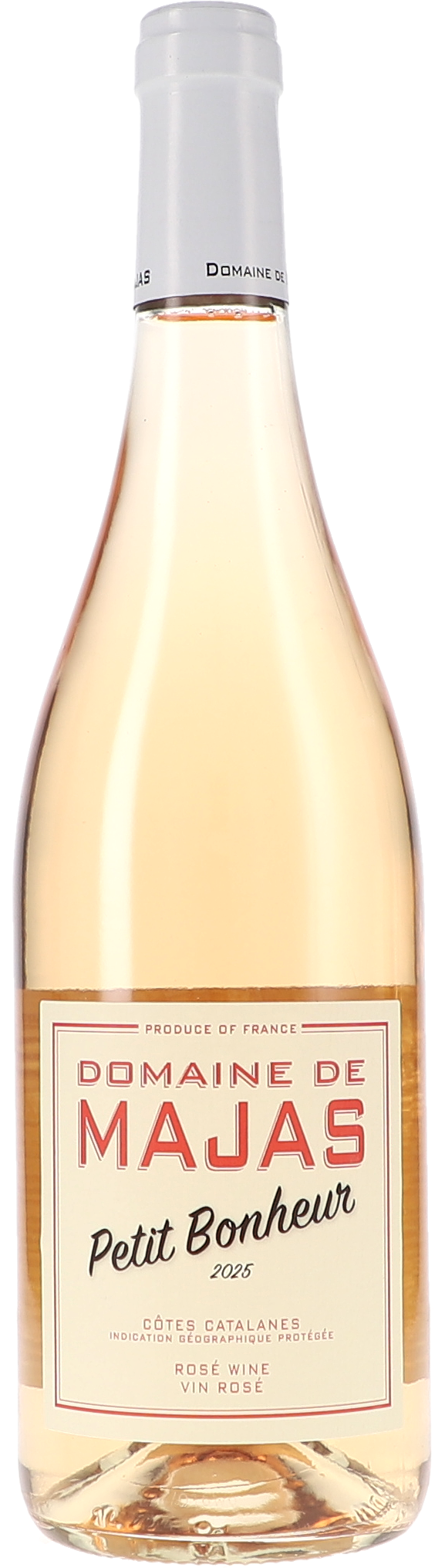 roséwein, flasche, blassesing, französische beschriftung, katalonische küste